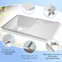 Grease Tray with Catch Pan and Foil Liner, Adjustable Drip Pan for 3/4/5 Gas Grill Models from Dyna Glo, Nexgrill, Expert Grill, Kenmore, Charbroil, BHG and More Grill Replacement Parts.