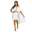 Morph Greek Goddess Costume Women - Womens Toga Costume, Greek Toga Costume Woman, Goddess Halloween Costumes for Women, Medium