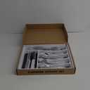 49-Piece Silverware Set with Organizer, Heavy Duty Stainless Steel Flatware for 8, Cutlery Utensil Sets with Steak Knives, Rust-proof, Mirror Polished, Dishwasher Safe