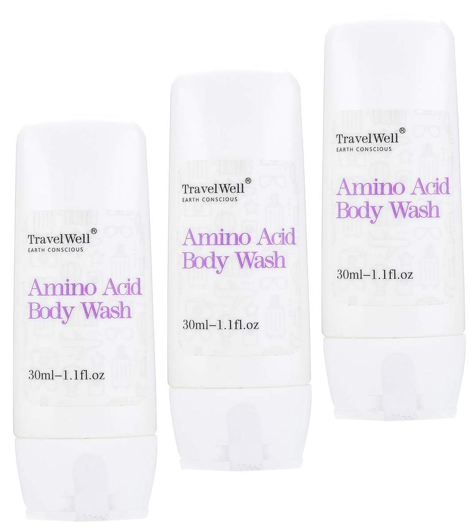 Travel Well Individually Wrapped Hotel Travel Size Guest Body Wash 1.0 Fl Oz/30ml, 200 Bottles per Box | Travel Size Toiletries | Hotel Toiletries Amenities (1 Fl Oz (Pack of 200))