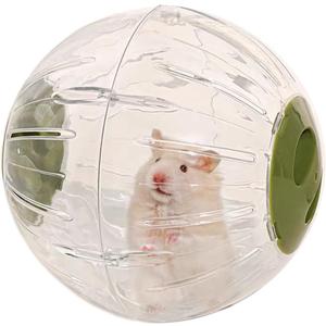 Large Hamster Wheel Sport Running Ball Hamster Toys for Hamsters Guinea Pig Mice Ferret Small Pet 7.3 x 7.3 x 7.3 (Green)