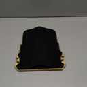 Small Vintage Vanity Makeup Desk Mirror Antique Traditional Chic Arch Table Mirror GoldDecor Wood Framed Small Standing Carved Arendahl Mirror for Living Room, Bedroom, Tabletop 11.8" x 9.6"