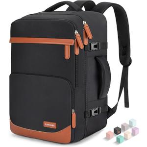 40L Travel Backpack, Water-Resistant Carry On Backpack for Men Women, Business Laptop Backpack for Trips & Commutes, Fits 15.6/17.3 Inch Laptop
