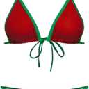 Brazil Mexico Jersey Y2k Halter Bikini Sets Cute 2 Piece Sexy Swimsuit Beach Sets Women Summer, Small