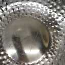 Creative Co-Op Round Hammered Metal Bowl, Gold Finish, 14"