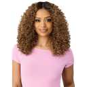 Outre Lace Front Wig - Perfect Hair Line - Swoop Series Y-Part 205 (OFF BLACK 1B)
