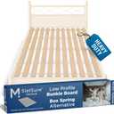 Meliusly SlatSure Queen Size Bunkie Board Heavy Duty Vertical Bed Slats & Foldable Wooden Support Board for Sagging Mattress or Platform Bed Frame, Box Spring Alternative and Replacement