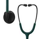 Single Head Stethoscope for Doctors/Nurses/Nursing School Students, Medical and Home Use with Accessories Name Tag, FSA HSA Eligible (Green Tube, without EVA Case)