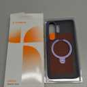 TORRAS Q3 Spin for Samsung Galaxy S26 Ultra Case, 360 Magnetic Stand, Compatible with Magsafe, Slim S26 Ultra Case with Kickstand, Aesthetic for Women, Translucent Frosted Purple