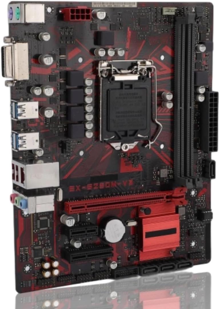 Ciciglow B250M-V3 Motherboard for LGA 1151 7th/6th Gen Core i7/i5/i3 CPU, 2xDDR4 2400MHz, PCIe 3.0, M ATX
