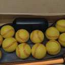The Yellow Baseball Rope Swing Training bat Comes with 12 Training Balls and 1 bat