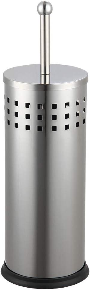 Brushed Metal Toilet Plunger & Holder, By Home Basics | Bathroom Apartment Essentials | Toilet Plunger Hideaway | Bathroom Plunger, Toilet Plungers For Bathroom