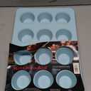 KitchenAid 12-Cup Nonstick Aluminized Steel Muffin Pan, Mineral Water