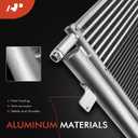 A-Premium Air Conditioning Condenser Compatible with Chevrolet & GMC