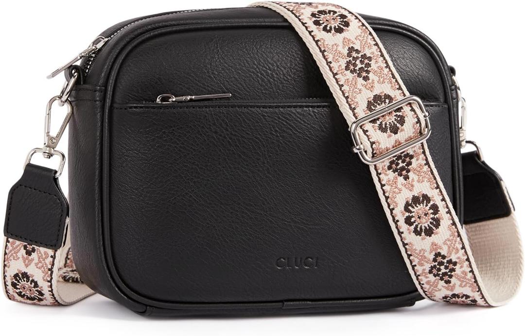 CLUCI Crossbody Bags for Women Crossbody Purses for Women Cross Body Bag Crossbody Purse with Adjustable Wide Strap