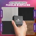 2 x Pickleball Paddle Eraser, Carbon Fiber Pickle Ball Racket Cleaner, Fast & Easy Rubber Bar to Remove Ball Residue, Dirt, & Minor Scrapes/Scratches