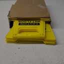 4-Pack Caution Wet Floor Sign, 17.5" Height, Bright Yellow, Double-Sided A-Shaped Frame Design, Bilingual Caution Message