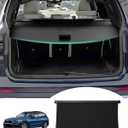 Powerty Retractable Cargo Cover for 2018-2024 BMW X3, Canvas Texture Trunk Cover Privacy Screen Rear Security Shade for BMW X3 Accessories