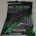 Knee Sleeves (1 Pair), 7mm Neoprene Compression Knee Braces, Great Support for Cross Training, Weightlifting, Powerlifting, Squats, Basketball and More (Large, Black)