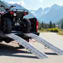 Ruedamann 7.5FT Aluminum Motorcycle Ramp, 750 lbs Capacity, 1 PC
Folding Truck Ramp for ATV, Motorcycle, Lawn Mower, Bike Ramp for Truck, Anti-Slip Loading Ramp for Dirt Bike