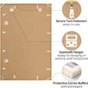 20x30 Metal Picture Frame with 16x24 Mat, Brushed Aluminum Finish, Tempered Glass Front, and Attached Hanging Hardware - Versatile Wall Display Frames for Vertical or Horizontal Orientation(Rose Gold,