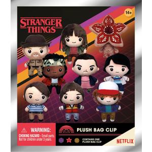 Stranger Things Plush Bag Clip Series 1  Plush Blind Bag (ONE Random Character)  5" Collectible Bag Clip Keychain/Backpack Accessory | Official Licensed Merchandise