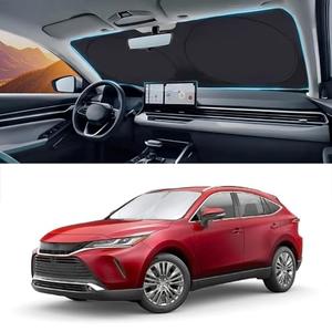 Custom Fit Venza Windshield Sunshade for 2021 2022 2023 2024 2025 Toyota Venza, LE, XLE, Limited, SUV Accessories Front Window 210T Reflective Shield Cover for Windshield Sun Visor Protector Blocks UV
