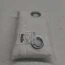 NICETOWN White Sheer Linen Curtains for Living Room 84 inch Length 2 Panels Set, Grommet Semi Sheer Privacy with Light Filtering Flax Window Treatments for Bedroom, W52 x L84