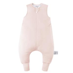 BubblePanda Rayon Made From Bamboo Toddler Sleep Sack with Feet 12-24 Months 2.5 Tog Winter Ultra Soft Warm Baby Sleep Bag Walker 1t-2t Quilted Thick Wearable Blanket with Legs 2-Way Zipper (Pink)