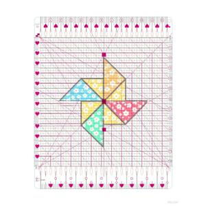 Slotted Quilting Rulers,12.5 x 12.5 inch Slotted Rulers Fabric Cutting Ruler,Quilt Strip Sewing Ruler for Quilting,Quilting Templates for Sewing