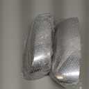 Rearview Mirror Half Caps Covers Compatible with 2007-2014 Chevy Silverado GMC Sierra Avalanche Tahoe Suburban Yukon Escalade ESV Left Right Side View Upper Mirror Cover Caps, Chrome