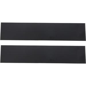Upgraded Adhesive Gloss Black Rear Sliding Window Trim for Chevrolet Silverado GMC Sierra 2014-2018