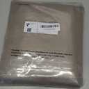 Lecloud Bessie Stone Curtains for Living Room 72 Inches Long 2 Panels, Rod Pockets Rustic Bedroom Curtains, Light Filtering Faux Linen Textured Home Decor Window Drapes, Each Panel 40" W x 72" L