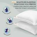 HARBOREST King Size Bed Pillows Set of 2 - Luxury Hotel Collection Down Alternative Pillows for Sleeping, 20 x 36 Inches