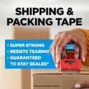 9 x Scotch Heavy Duty Packing Tape with Dispenser 1.88 Inch X 800 Inch
