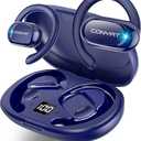 Conyat AI Translation Earbuds Real Time, 164 Language Translator Earbuds 3-in-1 Translation Headphones with 7 Translation Modes, 48H Bluetooth 5.4 Open Ear Headphones with Audio and Video Calls, Blue