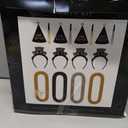 Seasonal Celebrations New Years Eve Black Paper Party Accessory Kit