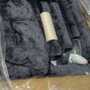 Globlazer Heavy Duty Cat Trees for Large Cats, Sturdy 72in Maine Coon Cat Tree for Large Cats 20 lbs+ Heavy Duty Cat Tower for Adult Biggest Cat with 6 Scratching Posts, Hammock, S72, Dark Gray