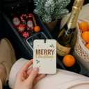 Black Cat Christmas Berry Car Air Freshener 4 Pcs, Cat Lover Gifts, Merry Christmas Hanging Air Freshener for Cars Closet Drawer Books, Cute Xmas Car Accessories Mirror Decor for Women