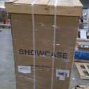 Velieta Commercial Beverage Refrigerator with Glass Door, 383L Display Fridge Beverage Cooler with Customizable Lightbox Adjustable Shelves, Drink Fridge Merchandiser for Restaurant Shop, White