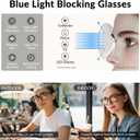 Blue Light Glasses for Kids Girls Boys Teens Anti Glare Blue Light Blocking Glasses,Computer Screen Gaming Glasses