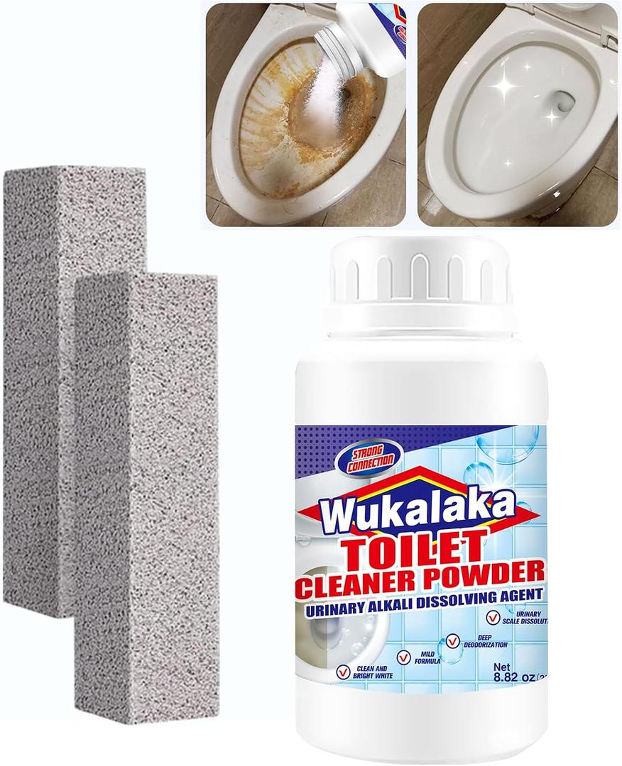 Pumice Stone for Toilet Cleaning Bowl Stick, Toilet Bowl Cleaners Brush, Powerfully Cleans Hard Water Rings, Calcium Buildup and Stains, Suitable for Cleaning Toilets, Bathroom | Pumice Stone for Toilet Cleaning Bowl Stick, Toilet Bowl Cleaner Suitable for Cleaning Toilets, Bathroom