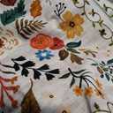 Rugcomf Living Room Rug 5x7 Rug Machine Washable Boho Area Rug Non Slip Floral Vintage Low Pile Large Rugs for Living Room, Bedroom, Farmhouse, Dining Room, Kids Playroom(Beige)