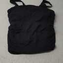 Aqua Eve Tankini Tops for Women Swimwear Top Only Tummy Control Bathing Suit Top No Bottom (Also in Plus) (X-Large, Black)