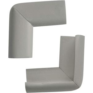 uxcell 2pcs Foam Furniture Desks Edge Cover Pads Protectors Corner Cushions Bumpers Guards Gray