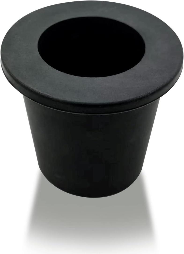 Patio Table Umbrella Hole Ring Plug - Umbrella Cone Wedge Holder 1 Pack - Suitable for 1.5in(38mm) Outdoor Garden Yard Beach Umbrellas for Picnic Table Hole Insert Base Stand Parts Accessories (Black)