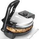 Compact Roti Maker Machine, Electric Tortilla Press, 10 inch with Detachable Handle, Chapati Maker Machine, Burrito Maker, Prensa Para Tortillas, Tortillera, Black