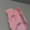 Winter Warm Dog Jacket for Small Dogs Cat Cold Weather Coats with Harness Paded Dogs Fleece Vest Waterproof Windproof Dog Snow Jacket Pet Puppy Clothes (Pink,S)