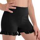Zaclotre Girls Athletic Shorts Kids High Waisted Gymnastic Dance Biker Shorts Casual Comfy Yoga Shorts, 7-8 years