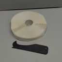 Butyl Tape White 3/4" x 30 Ft None Hardening Premium Butyl Caulk Tape for RV Window Glazing Roofing Leak Opening Pipe Plumbing Fixture EPDM Roof Patching(1 Pack)